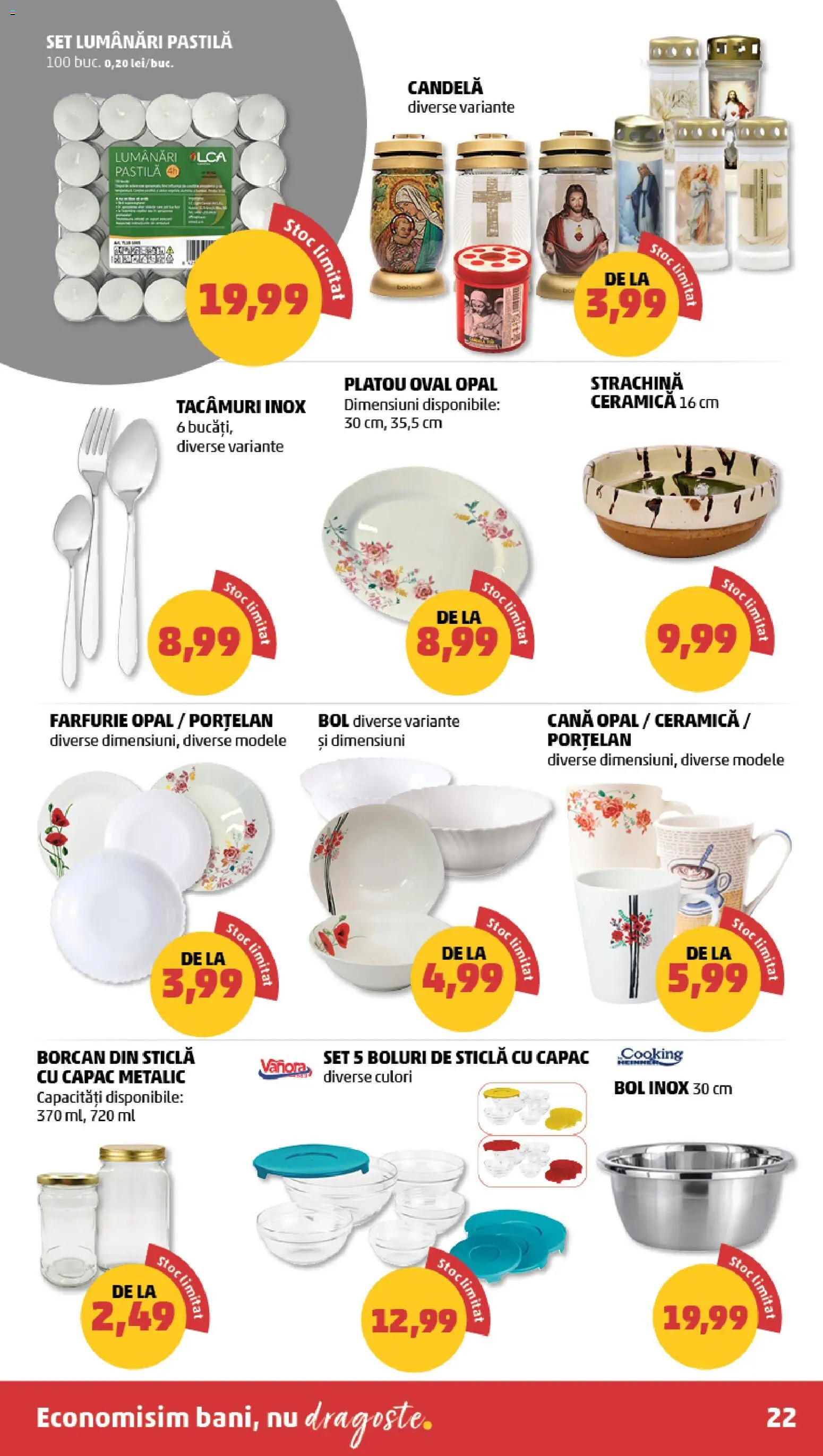 Noul catalog PENNY – valabil de la 27.05.2026 | Pagină: 22 | Produse: Bol, Borcan, Farfurie