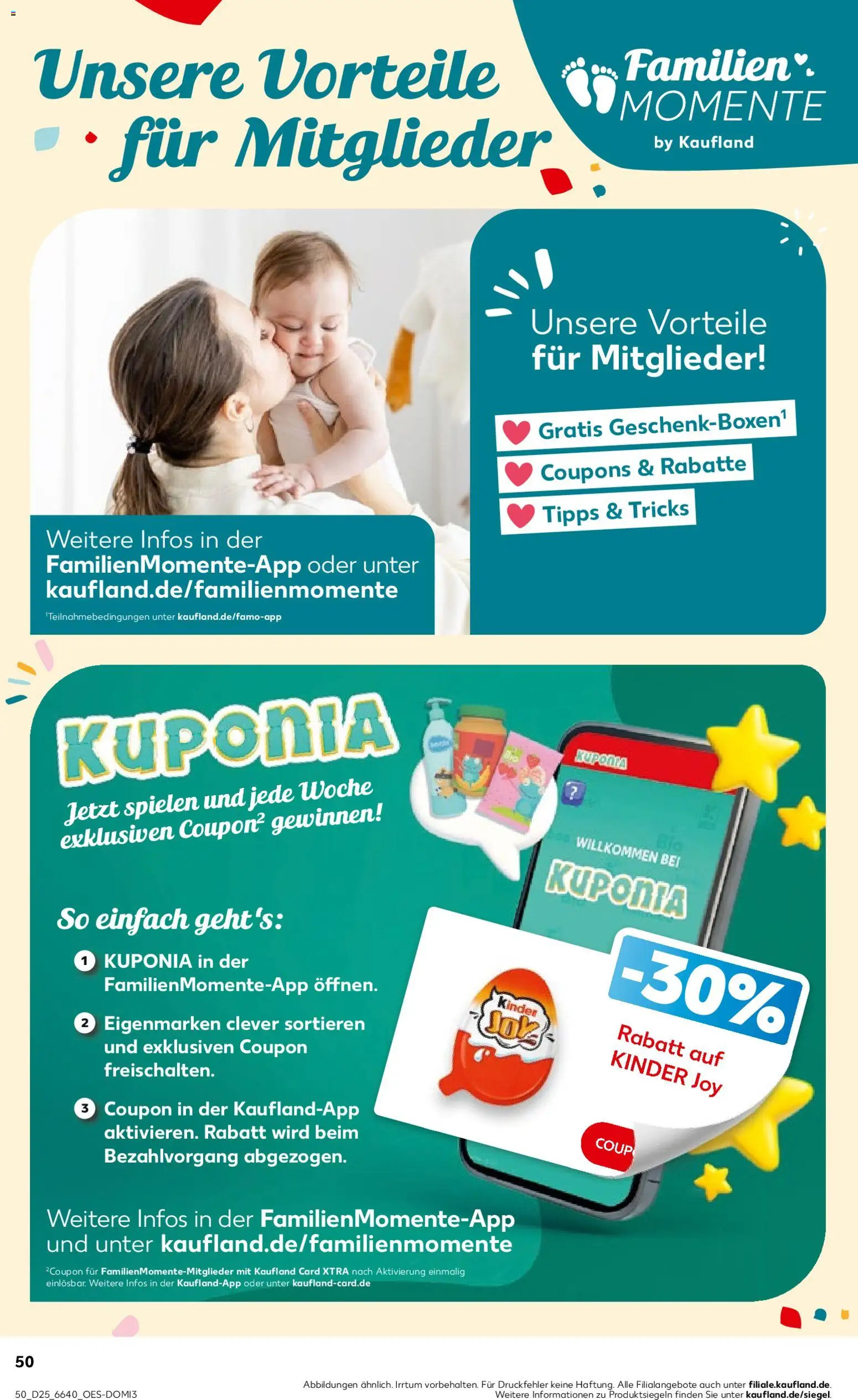 Kaufland Prospekt – gültig ab 18.06.2026 | Seite: 50 | Produkte: Kinder joy