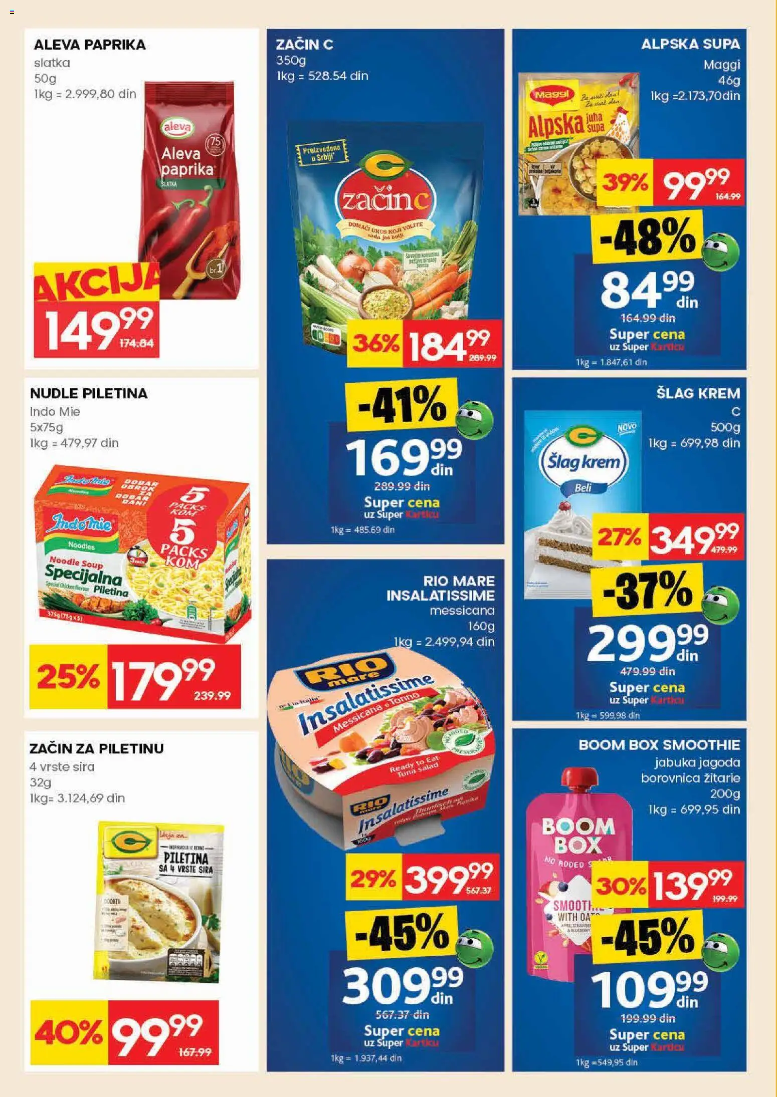 Mercator katalog - važi od 30.04.2026 | Strana: 20 | Proizvode: Šlag, Jagoda, Paprika, Šlag krem