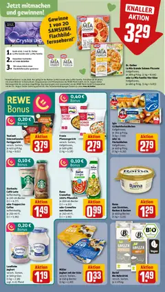 Rewe Prospekt ab 01.06.2026 gültig | Seite: 10 | Produkte: Margarine, Joghurt, Samsung, Fischstabchen