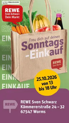 Rewe Prospekt Worms ab 26.10.2026 gültig