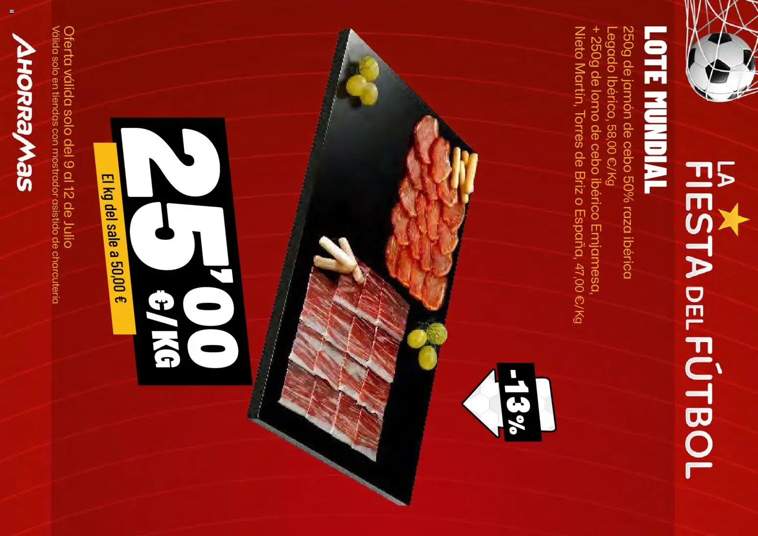 AhorraMas folleto │ válido desde el 09/07/2026 | Página: 12 | Productos: Jamón