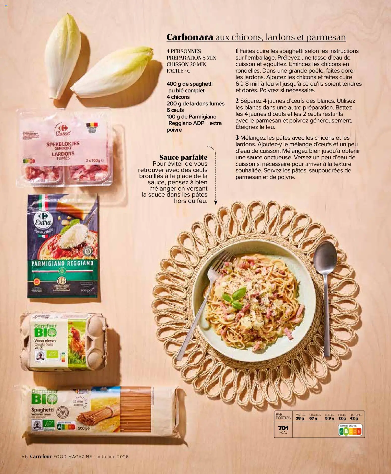 {H1} | Pagina: 56 | Producten: Bacon, Spaghetti, Tarwe, La