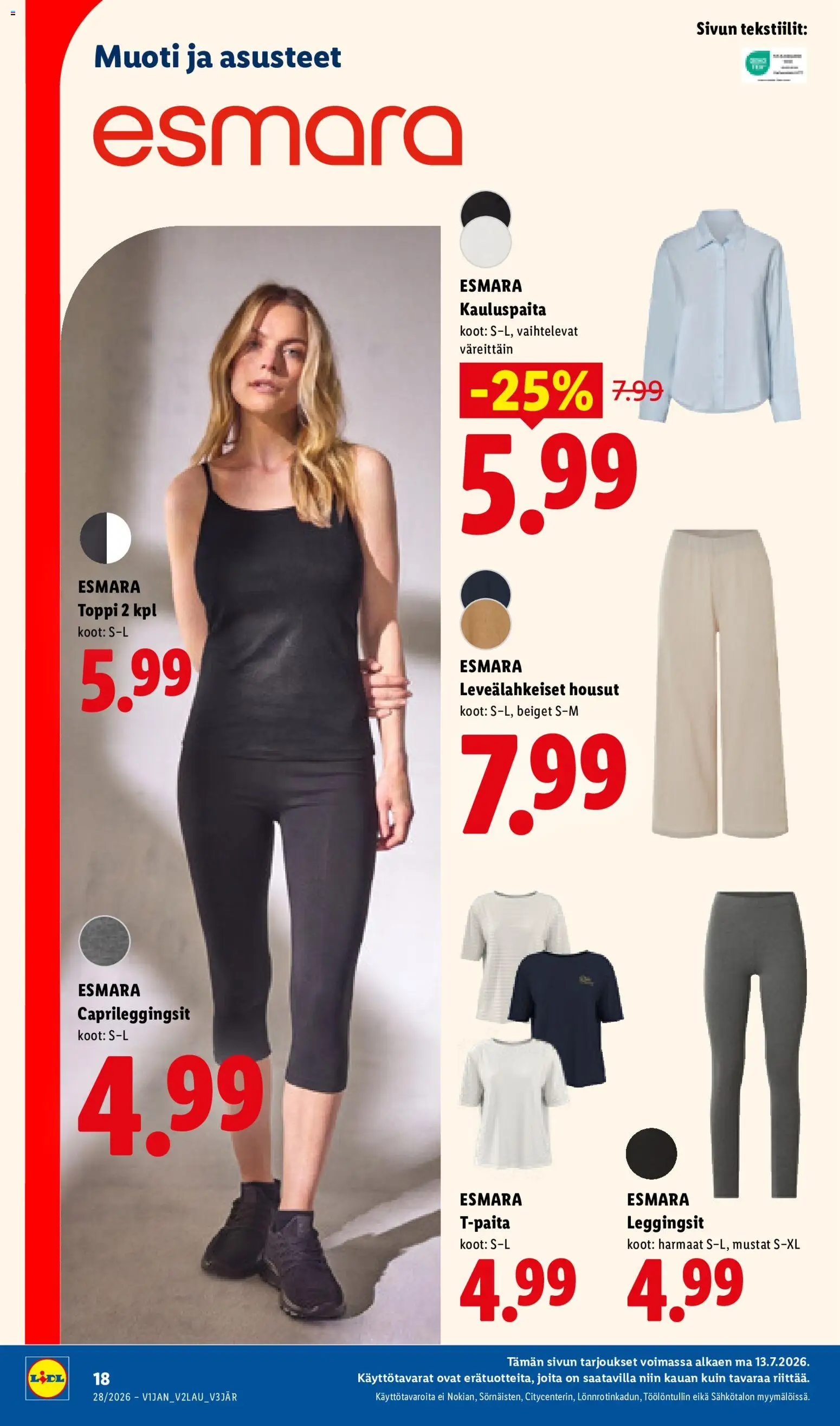 Lidl tarjoukset - Tampere – voimassa 09/07/2026 alkaen | Sivu: 24
