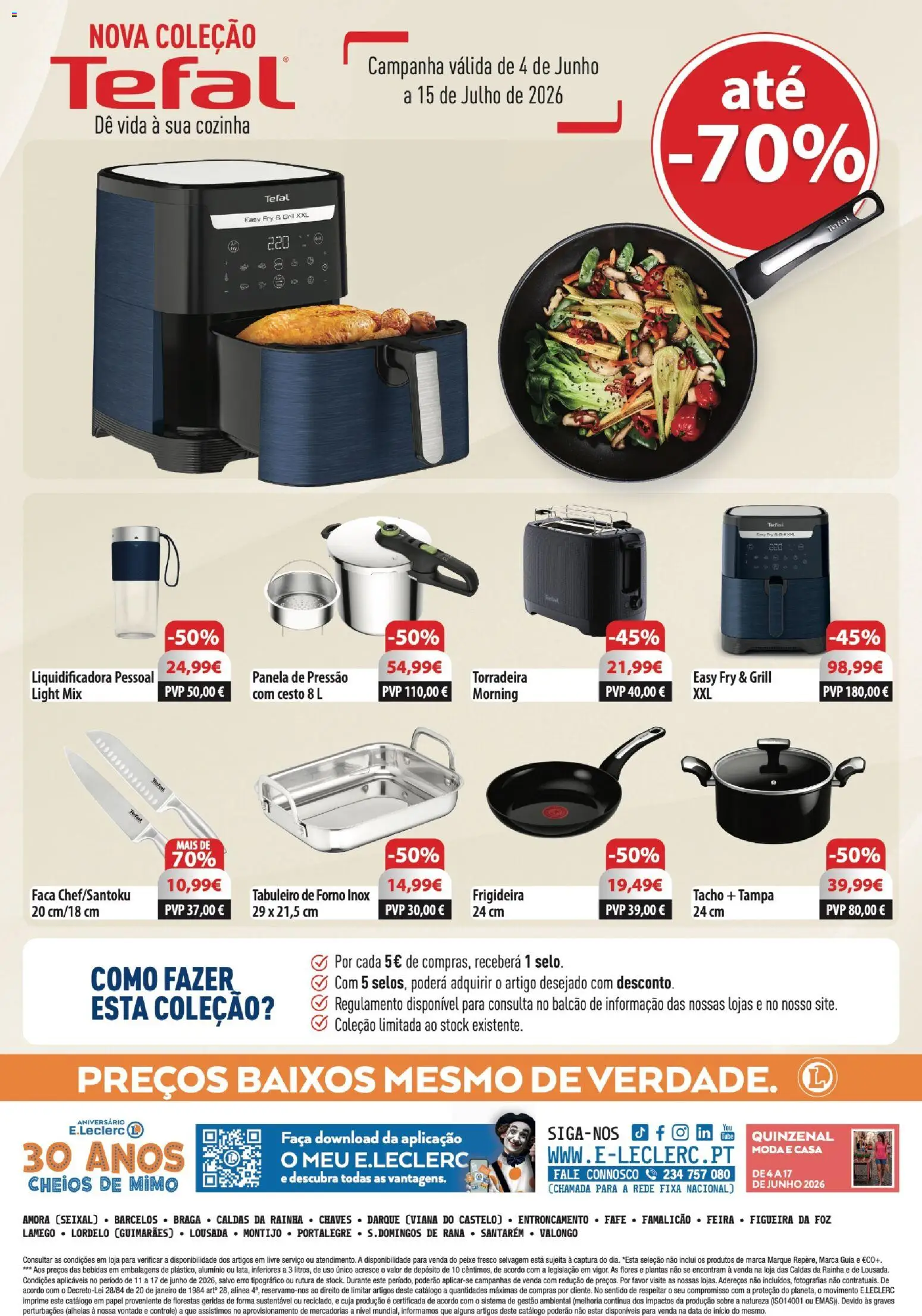 E.Leclerc folheto │ válido de 11.06.2026 | Página: 36 | Produtos: Forno, Faca, Flores, Panela
