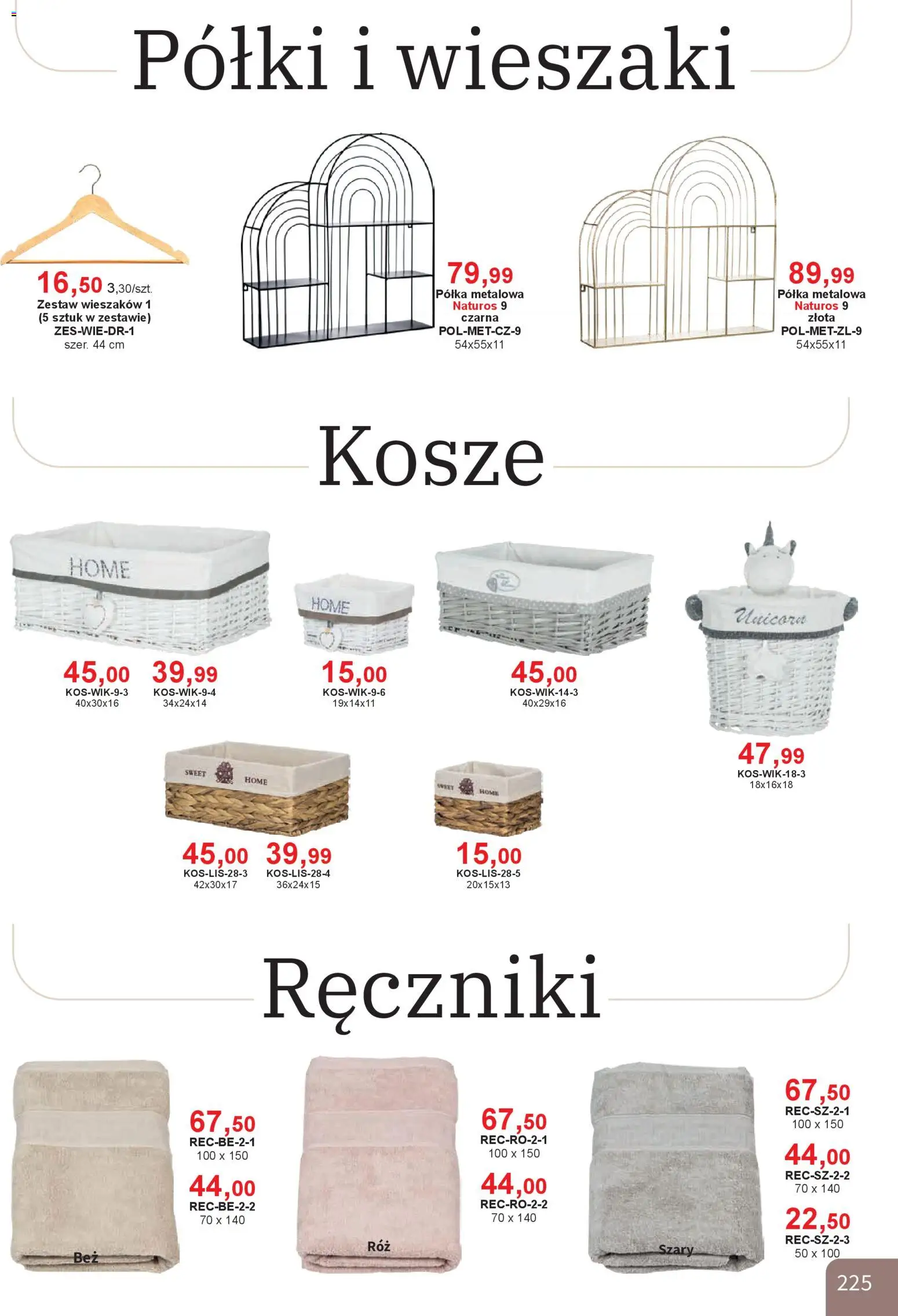 Bodzio Katalog od 01.04.2026 | Strona: 225 | Produkty: Półka, Wieszaki