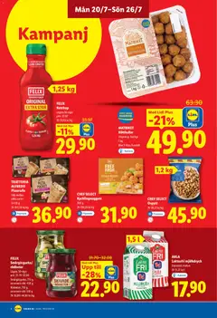 MATRIKET SVENSKA KÖTTBULLAR, Svenska köttbullar, 1 kg - Förhandsvisning av reklamblad från butik Lidl aktuell från 20/07/2026 | Sida: 8