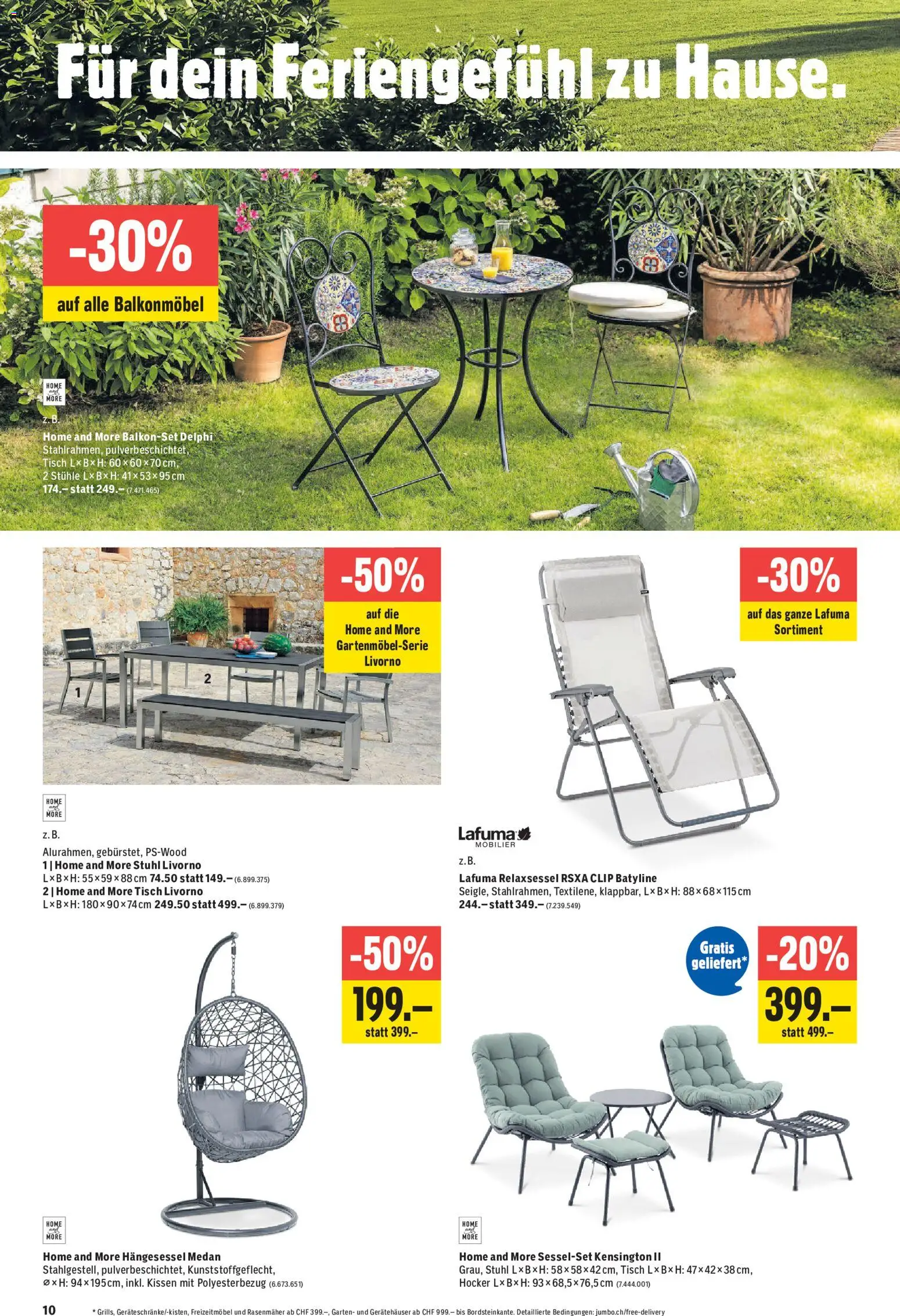Jumbo aktionen – gültig ab 04.06.2026 | Seite: 10 | Produkte: Tisch, Hocker, Stuhl, Relaxsessel