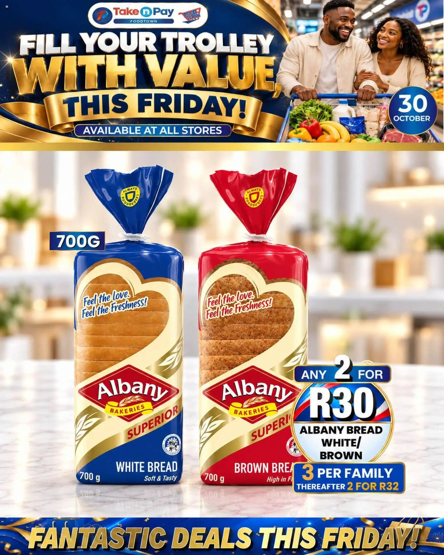 New Take n Pay catalogue – valid from 30/10/2026 | Page: 8 | Products: Bread