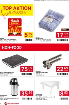 Transgourmet Flugblatt ab 28.09.2026 gültig | Seite: 20 | Produkte: Grill