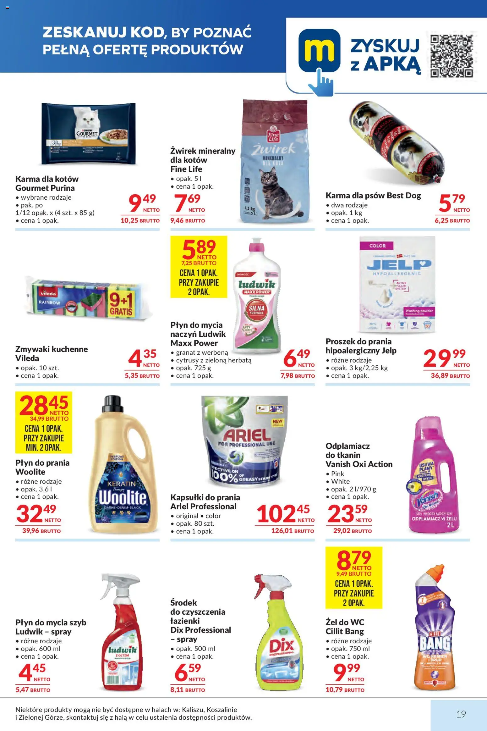 Makro gazetka od 12.05.2026 | Strona: 19 | Produkty: Ariel, Kapsułki do prania, Herbata, Karma dla psów