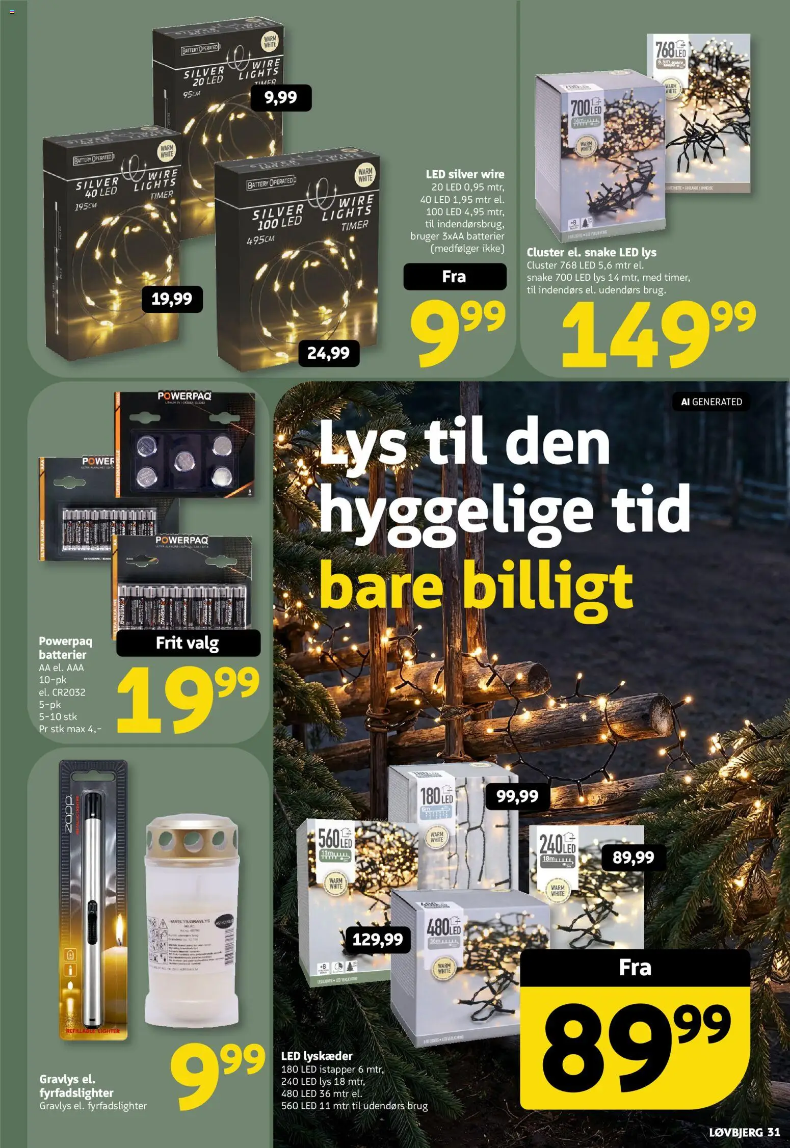 Løvbjerg tilbudsavis – gyldig fra 16/10/2026 | Side: 31 | Produkter: Batterier