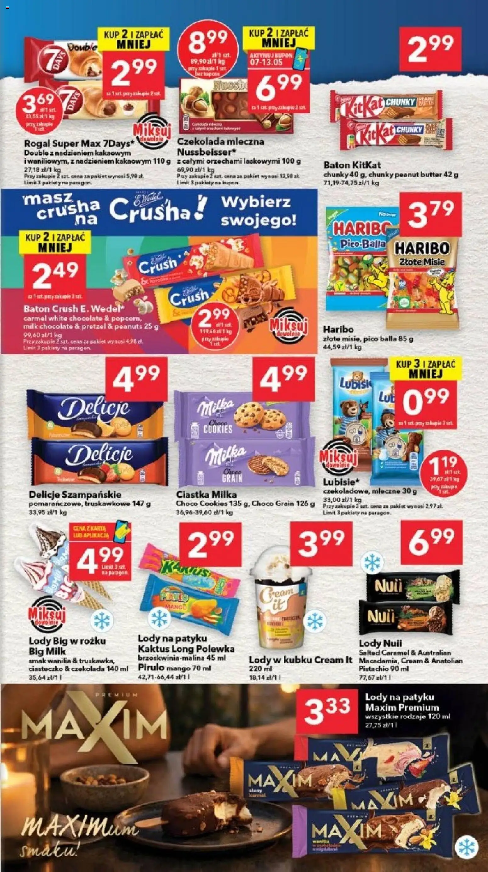 Lewiatan gazetka - Szczecin od 07.05.2026 | Strona: 5 | Produkty: Mango, Karta, Czekolada mleczna, Lody na patyku