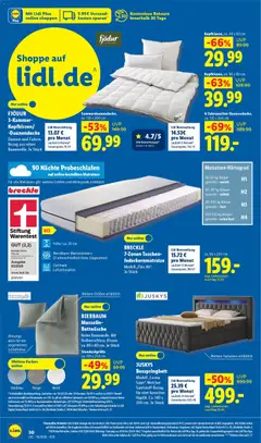 Lidl Prospekt ab 27.04.2026 gültig | Seite: 50 | Produkte: Gewicht, Kissen, Boxspringbett, Telefon