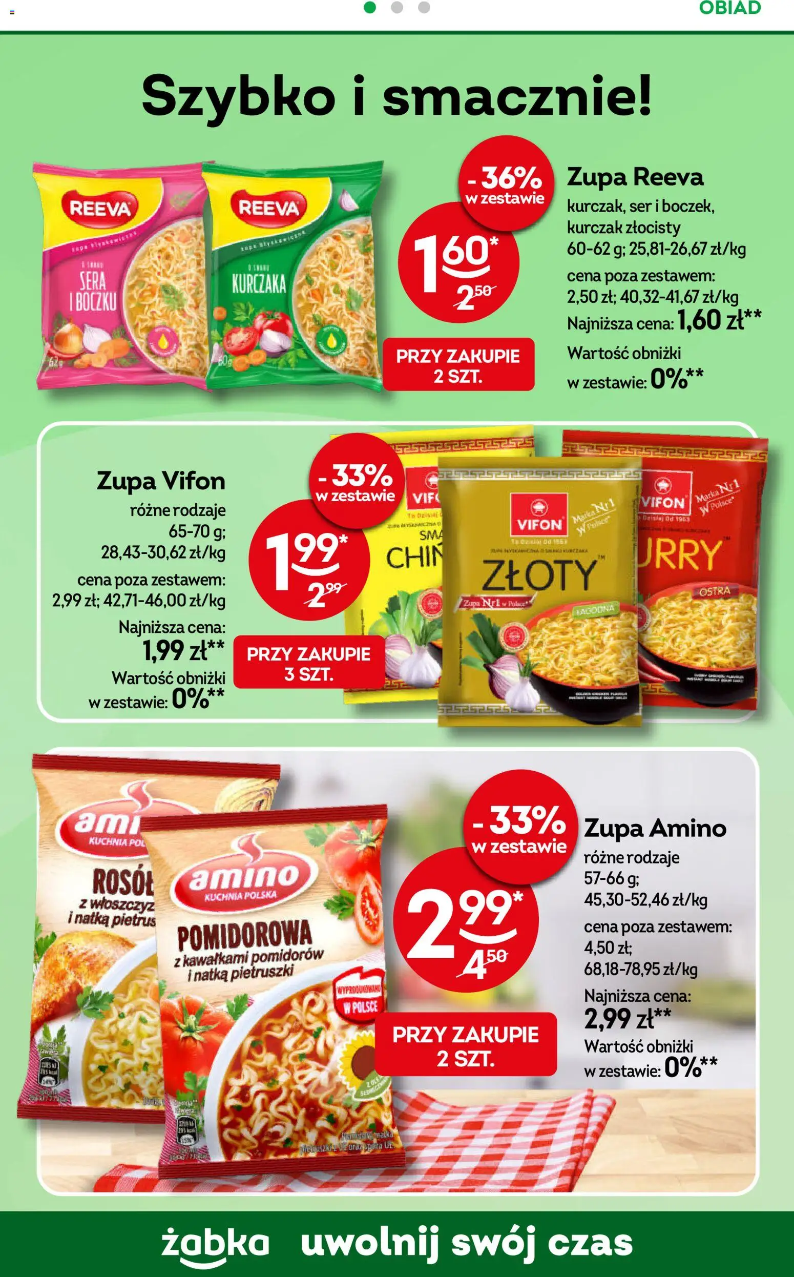 Żabka gazetka od 15.07.2026 | Strona: 85 | Produkty: Kurczak, Vifon, Zupa, Ser