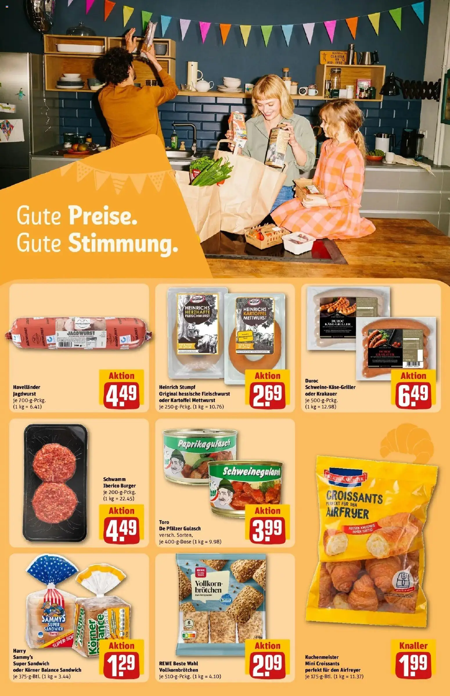 REWE Prospekt ab 31.08.2026 zum Blättern » Angebote | Seite: 17 | Produkte: Schweinegulasch, Burger, Gulasch, Wurst