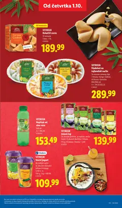 VITASIA Zeleni čaj, Sa ukusom jasmina, sa mačom, senča, čajem ili ukusom đumbira i limuna, 175 g; 25 kesica; 1 kesica = 5.60 - pregled Lidl kataloga - važi od 01.10.2026 | Strana: 55