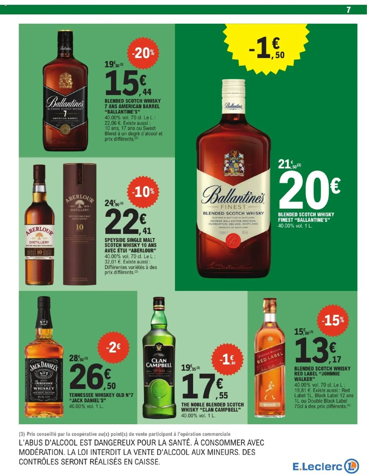 {H1} | Page: 7 | Produits: Whisky, Étui, Whisky clan Campbell, Thé