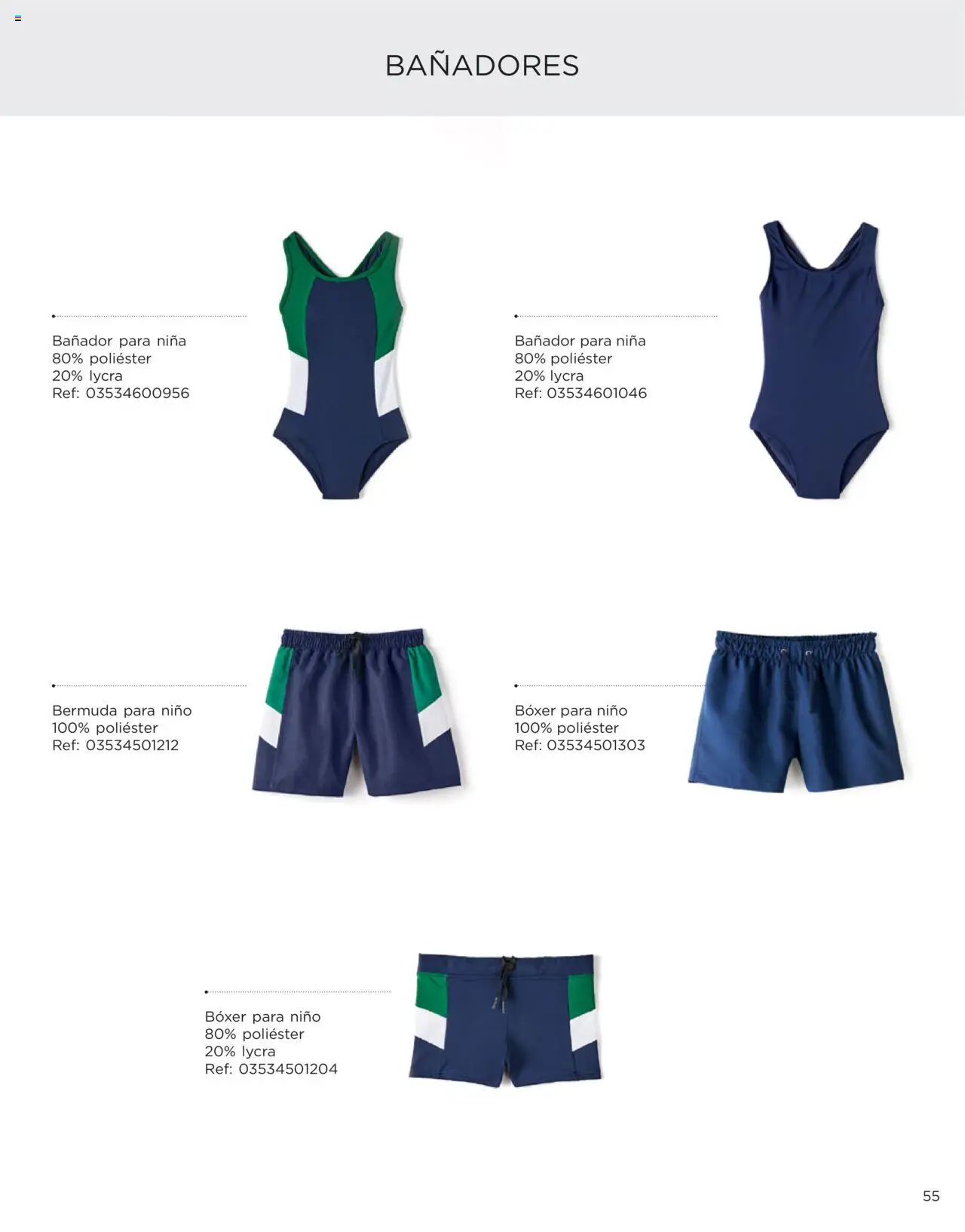 El Corte Inglés Uniformes │ válido desde el 22/04/2025 | Página: 55