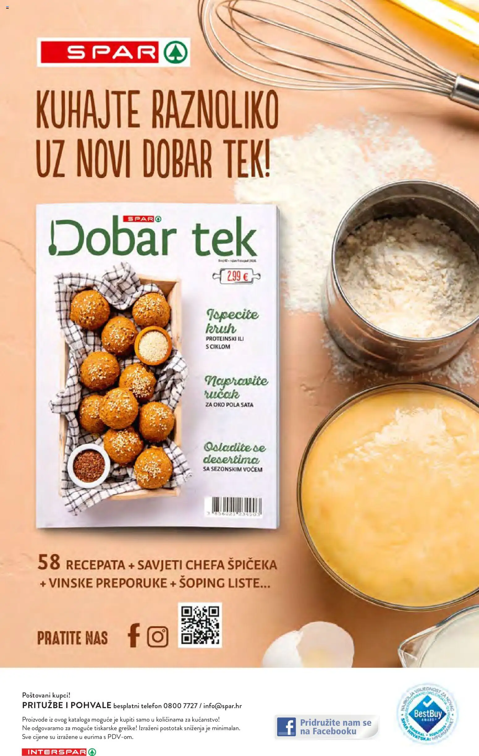 Interspar katalog | vrijedi od 16.09.2026 | Stranica: 64 | Proizvodi: Kruh, Telefon