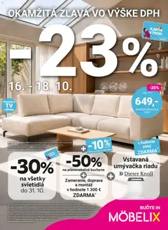 Möbelix leták platný od 12.10.2026