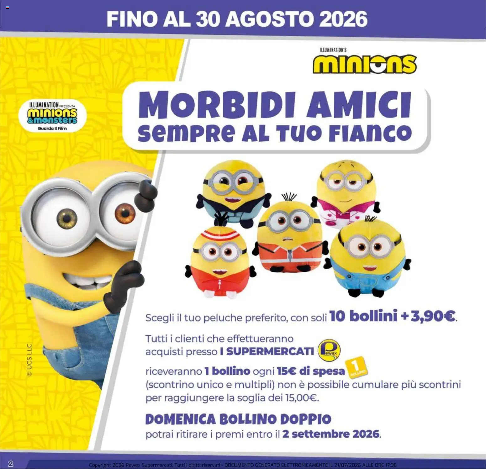 Volantino Pewex del 22/07/2026 | Pagina: 2 | Prodotti: Peluche