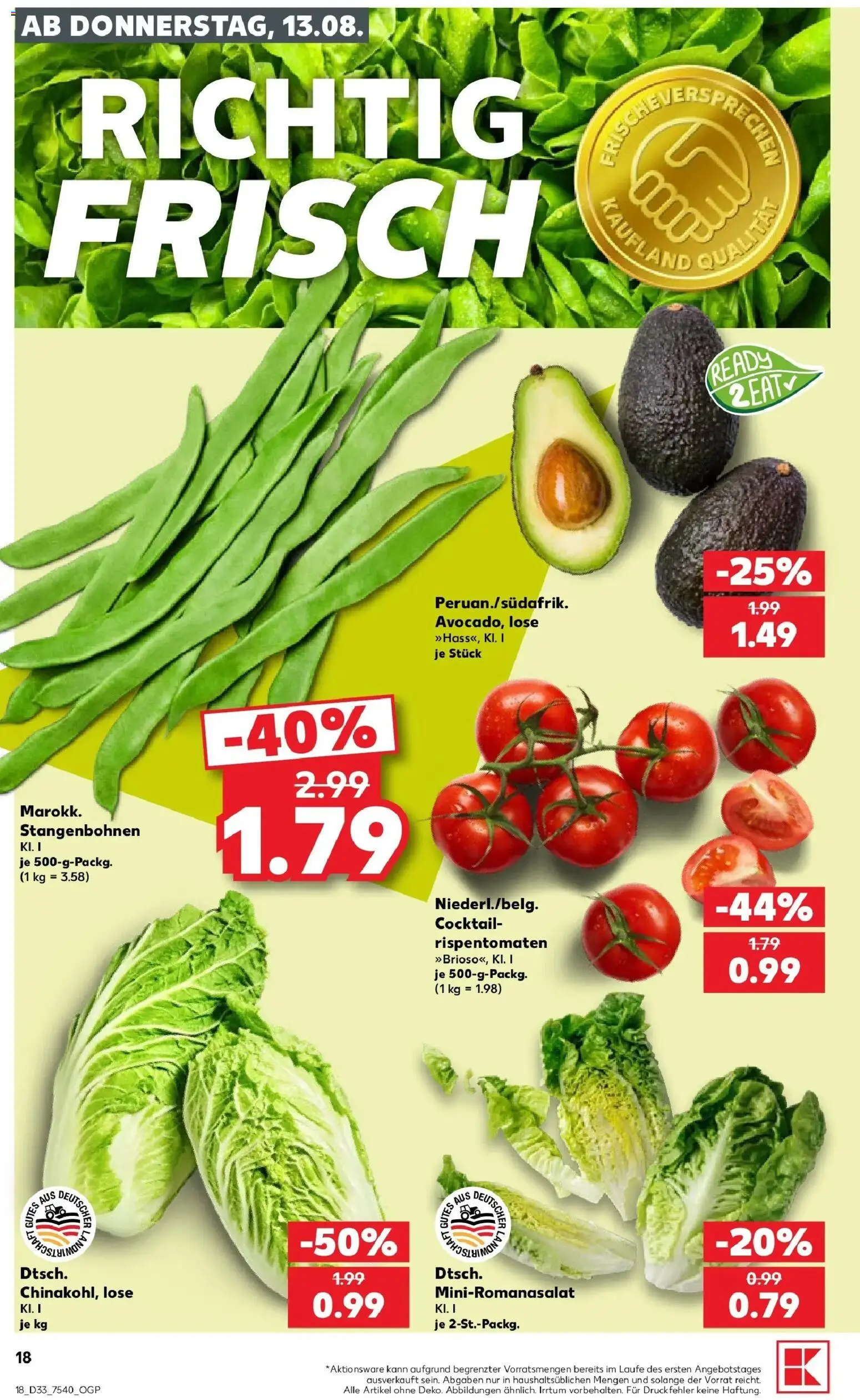 Prospekt Kaufland ab 13.08.2026 » Angebote Online zum Blättern | Seite: 18