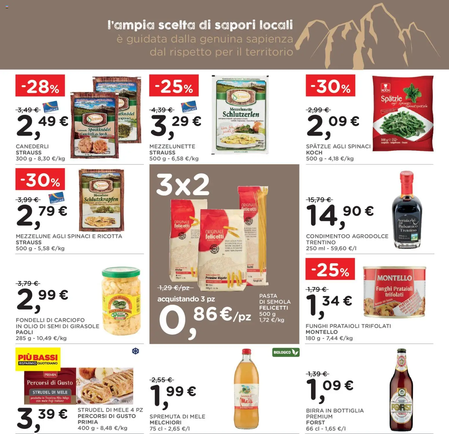 Volantino Poli del 15/07/2026 | Pagina: 5 | Prodotti: Acqua, Olio, Ricotta, Piatto