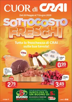 Anteprima del volantino CRAI volantino Cuor di Crai Alessandria valido a partire dal 28.05.2026