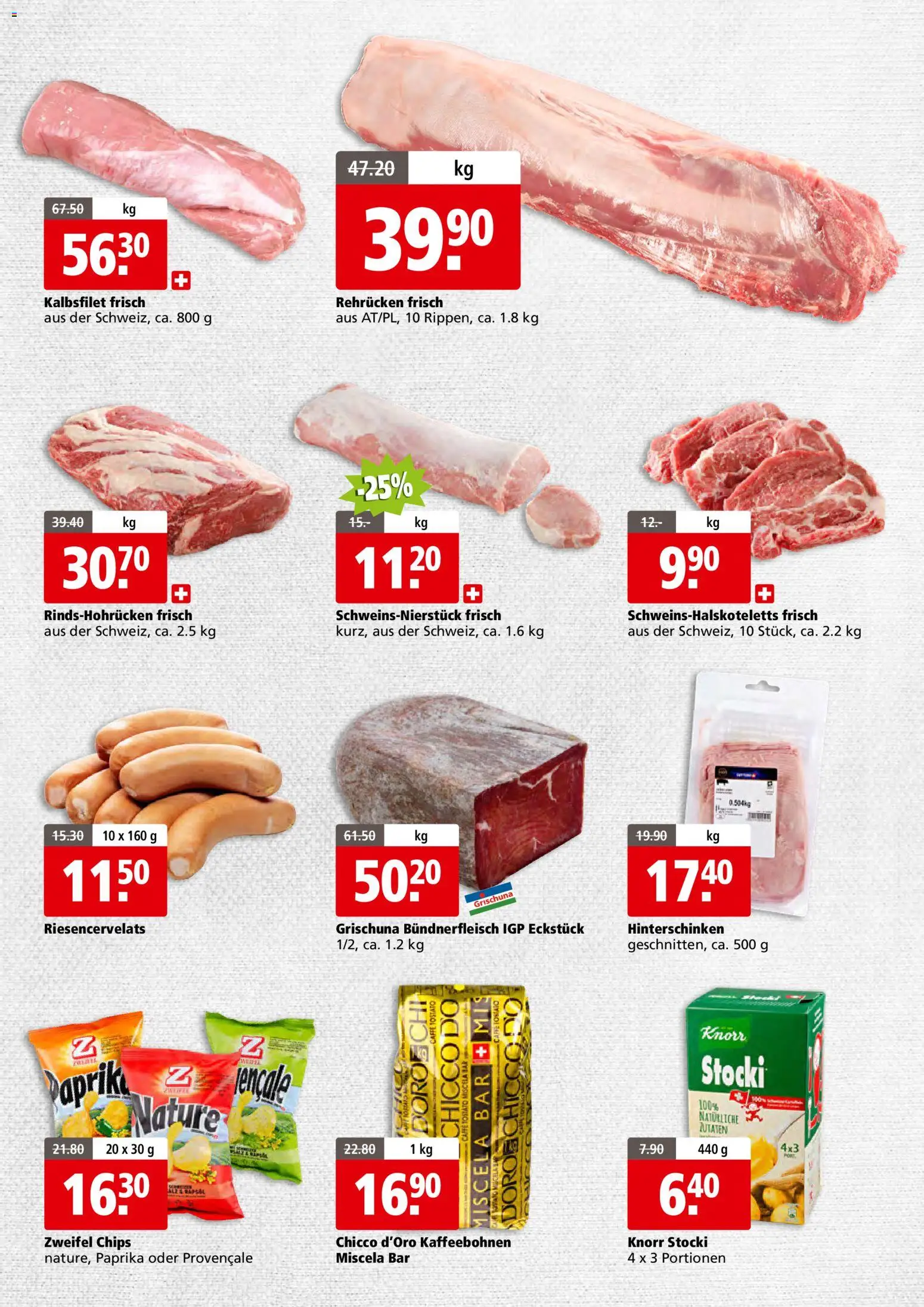 Aligro aktionen Business Schlieren, Gossau SG, Frauenfeld, Rapperswil-Jona, Sargans, Bern – gültig ab 05.10.2026 | Seite: 3 | Produkte: Paprika, Chips