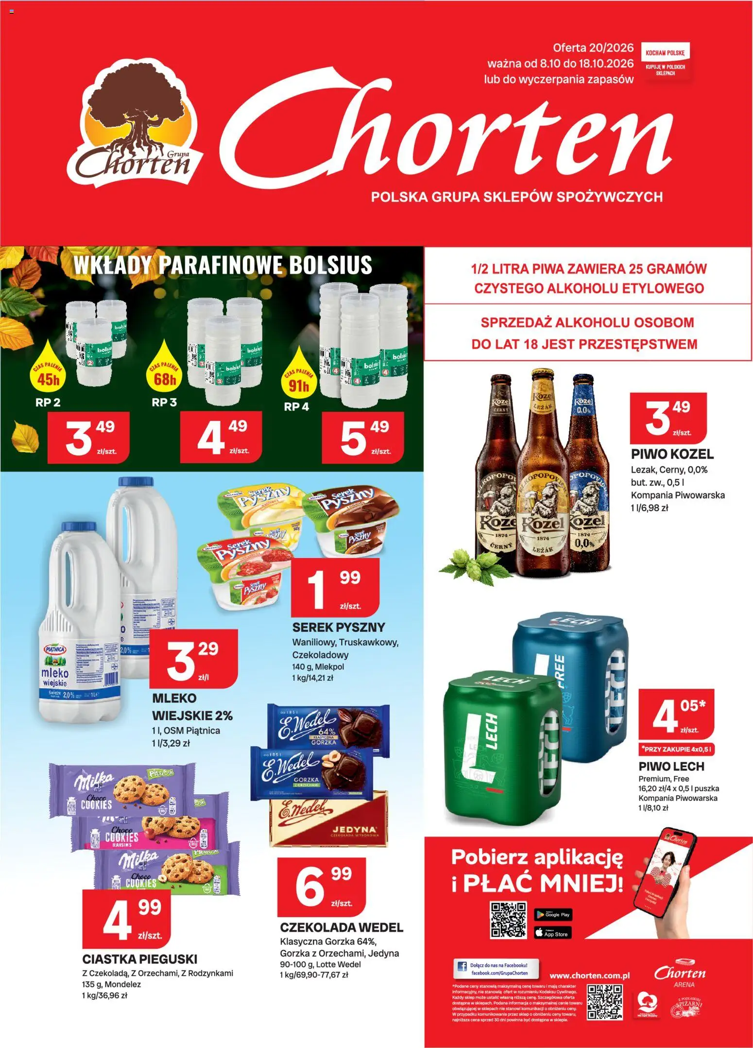 Chorten Czwartek, 8 Października Świeże Produkty