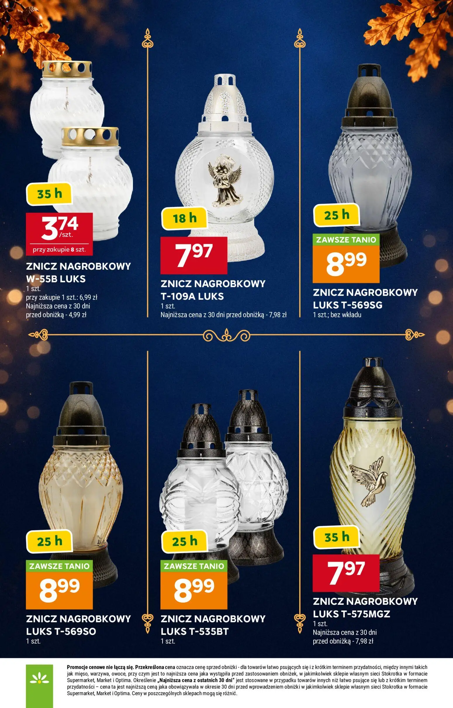 Stokrotka gazetka - Katalog Znicze II od 15.10.2026 | Strona: 4 | Produkty: Stokrotka
