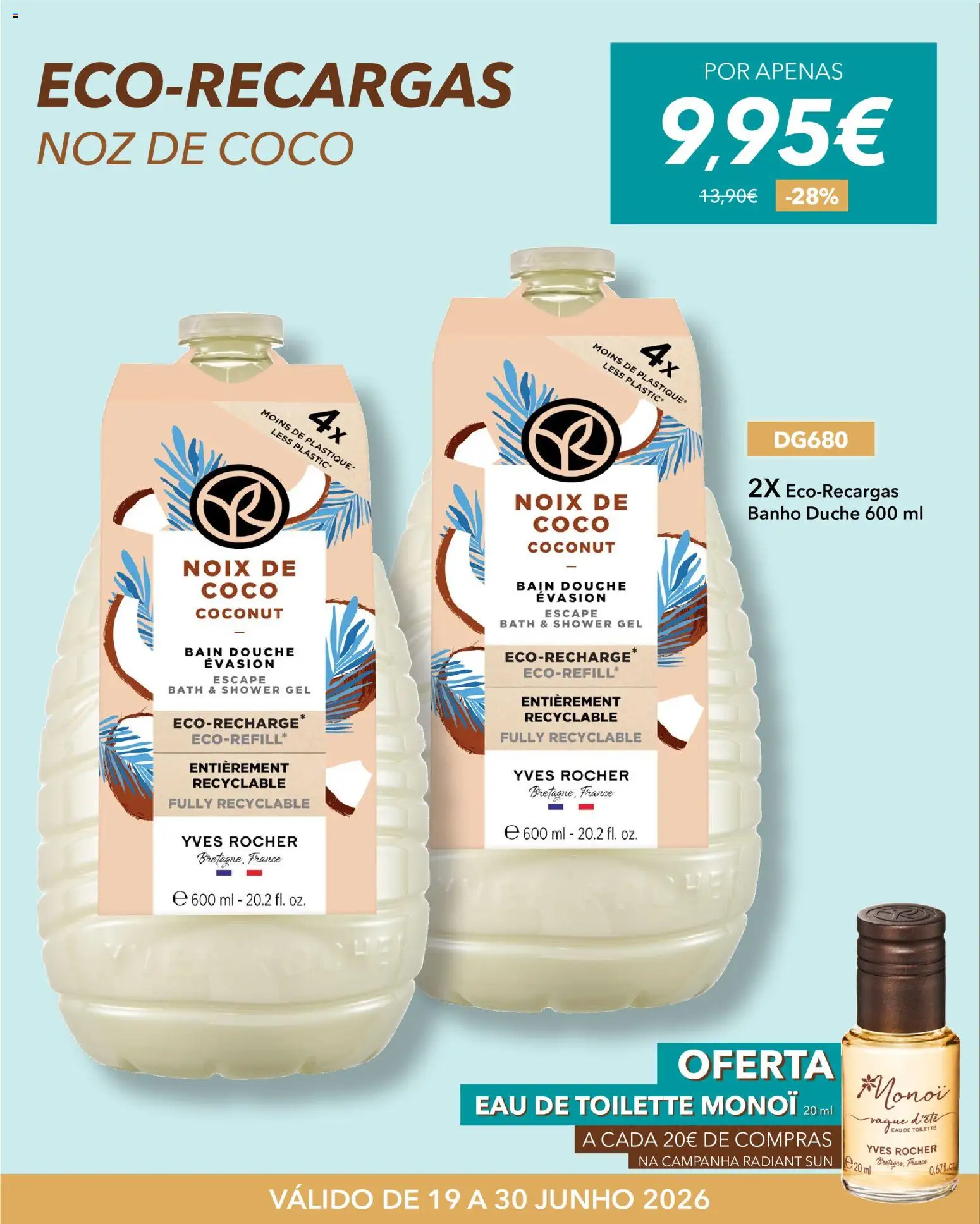 Yves Rocher Radiant sun │ válido de 19/06/2026 | Página: 11 | Produtos: Eau de toilette, Banho