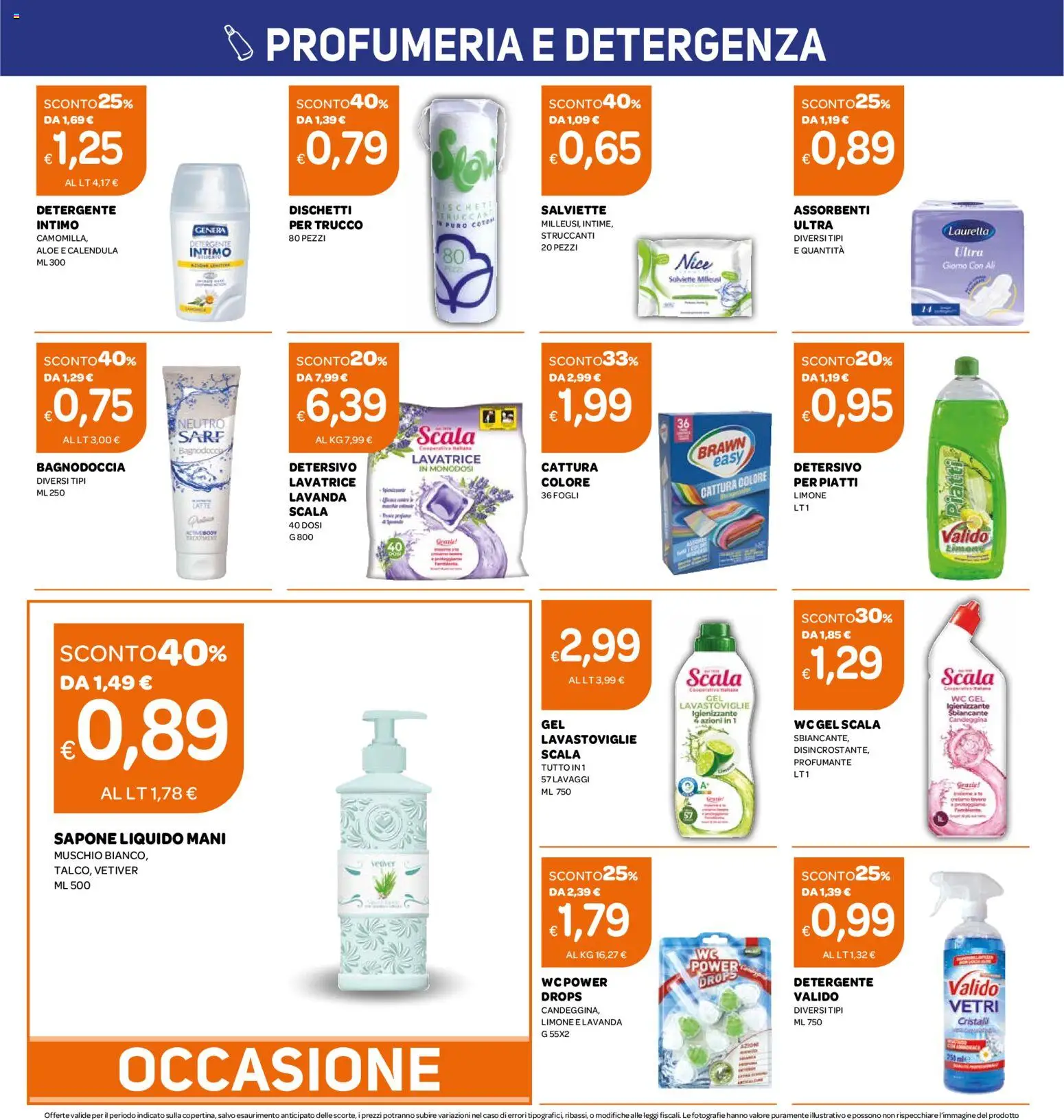 Volantino Ekom del 02.06.2026 | Pagina: 10 | Prodotti: Detergente, Intimo, Latte, Lavanda