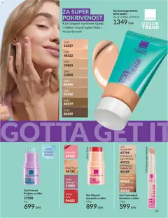 AVON katalog Avgust 2026 - pregled AVON kataloga - važi od 01.08.2026 | Strana: 63 | Proizvode: Tečni puder, Korektor, Puder, Rumenilo