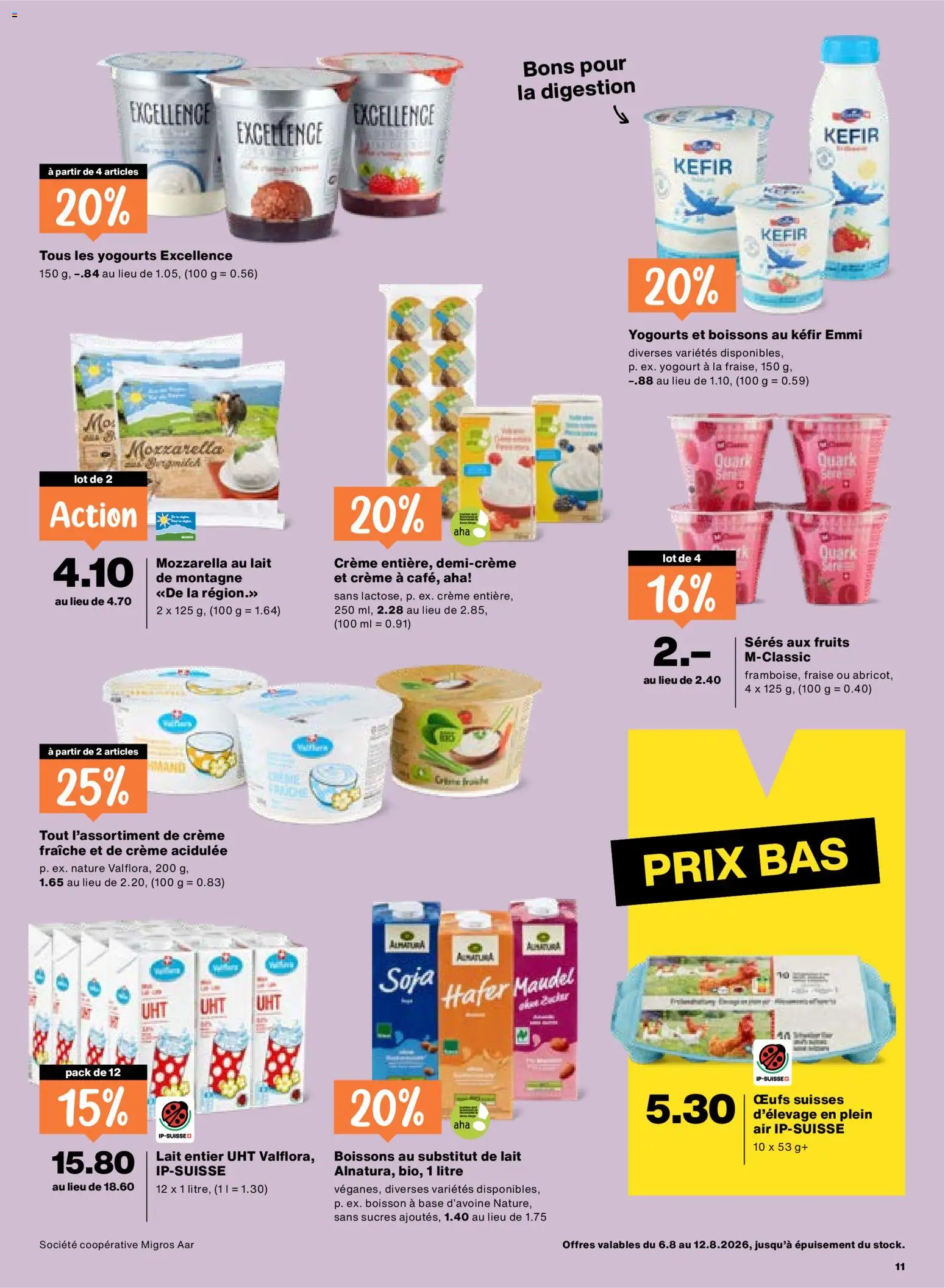 Migros aktionen FR – gültig ab 06.08.2026 | Seite: 11