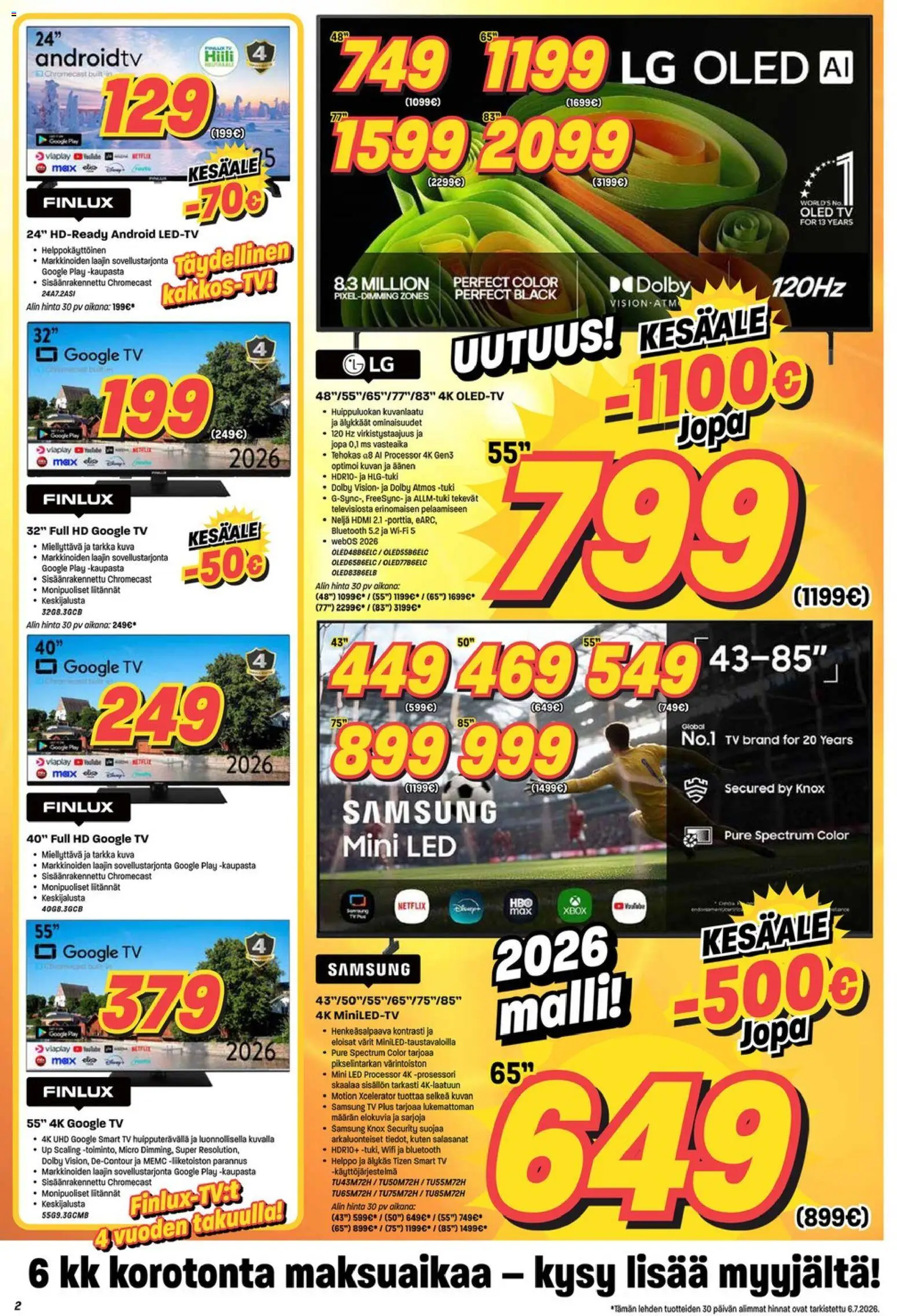 Veikon Kone tarjoukset – voimassa 13/07/2026 alkaen | Sivu: 2 | Tuotteet: TV, Xbox