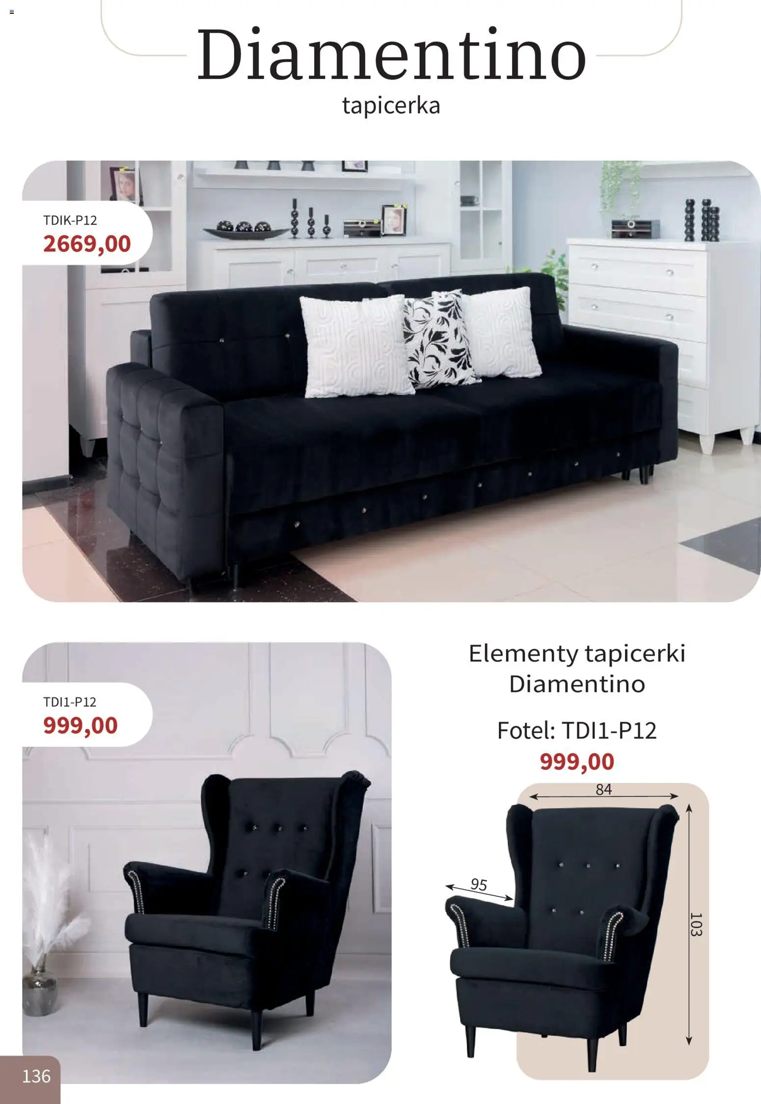 Bodzio Katalog od 01.08.2026 | Strona: 136 | Produkty: Fotel