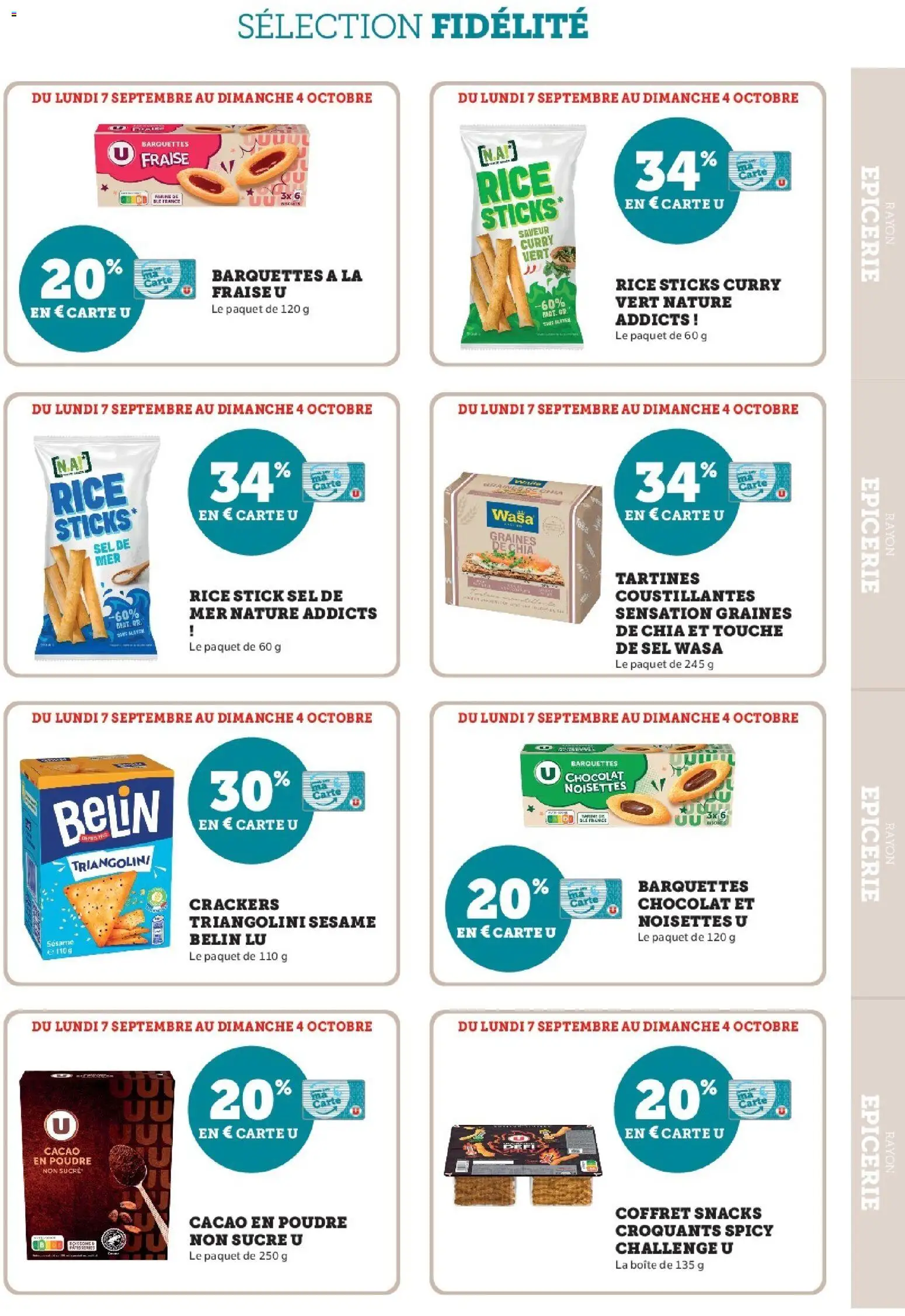 {H1} | Page: 25 | Produits: Crackers, Noisettes, Poudre, Curry