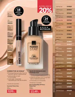 Vista previa CORRECTOR 18 HORAS*, fórmula gradual que cubre líneas de expresión, ojeras e imperfecciones; resiste al calor, al sudor y a la humedad; confortable, transpirable y agradable para todo tipo de pieles válido desde el 01.06.2026 | Página: 43 | Productos: Maquillaje, Corrector, Base de maquillaje