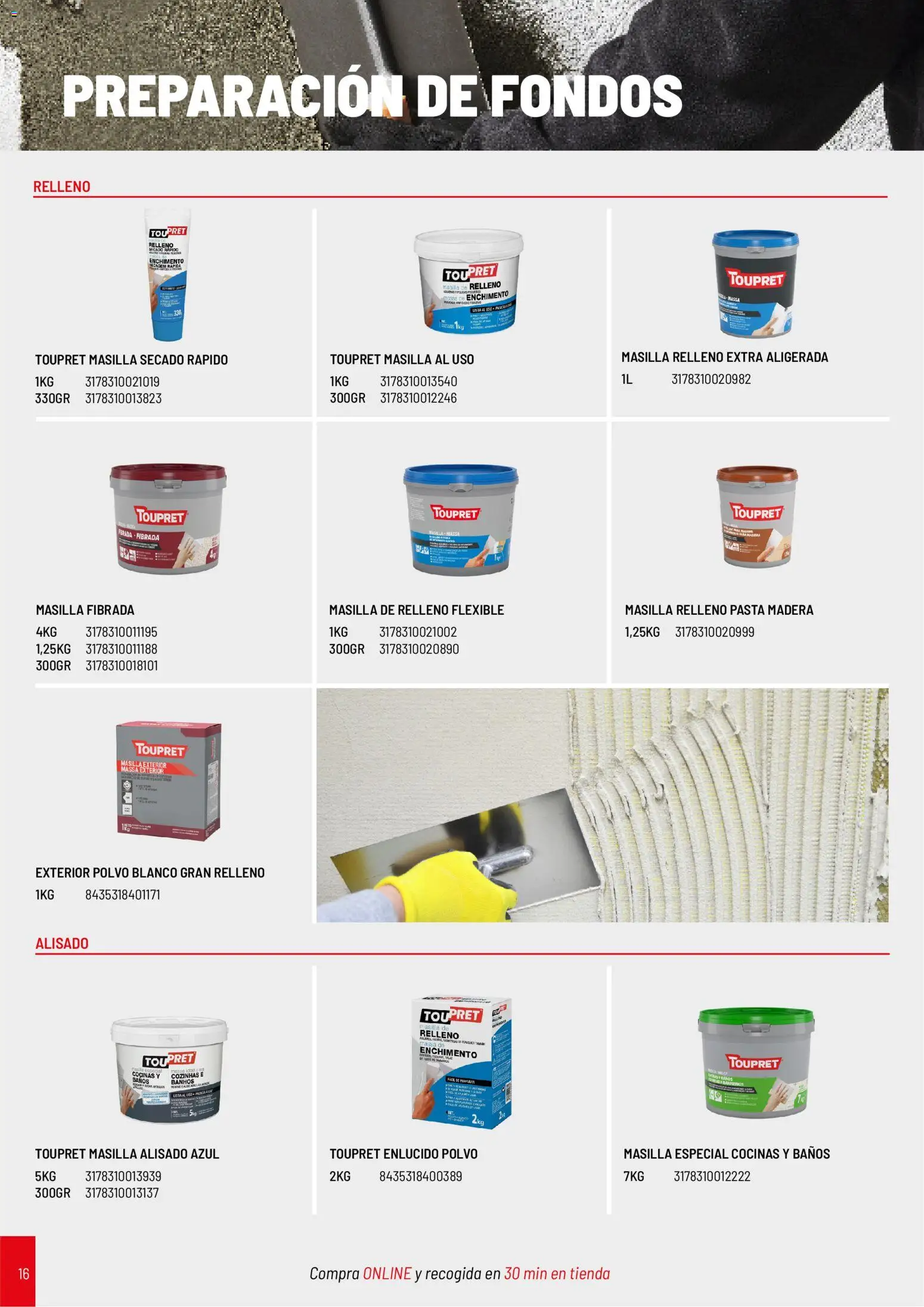 Brico Depôt Construcción │ válido desde el 20/10/2026 | Página: 16 | Productos: Polvo, Pasta