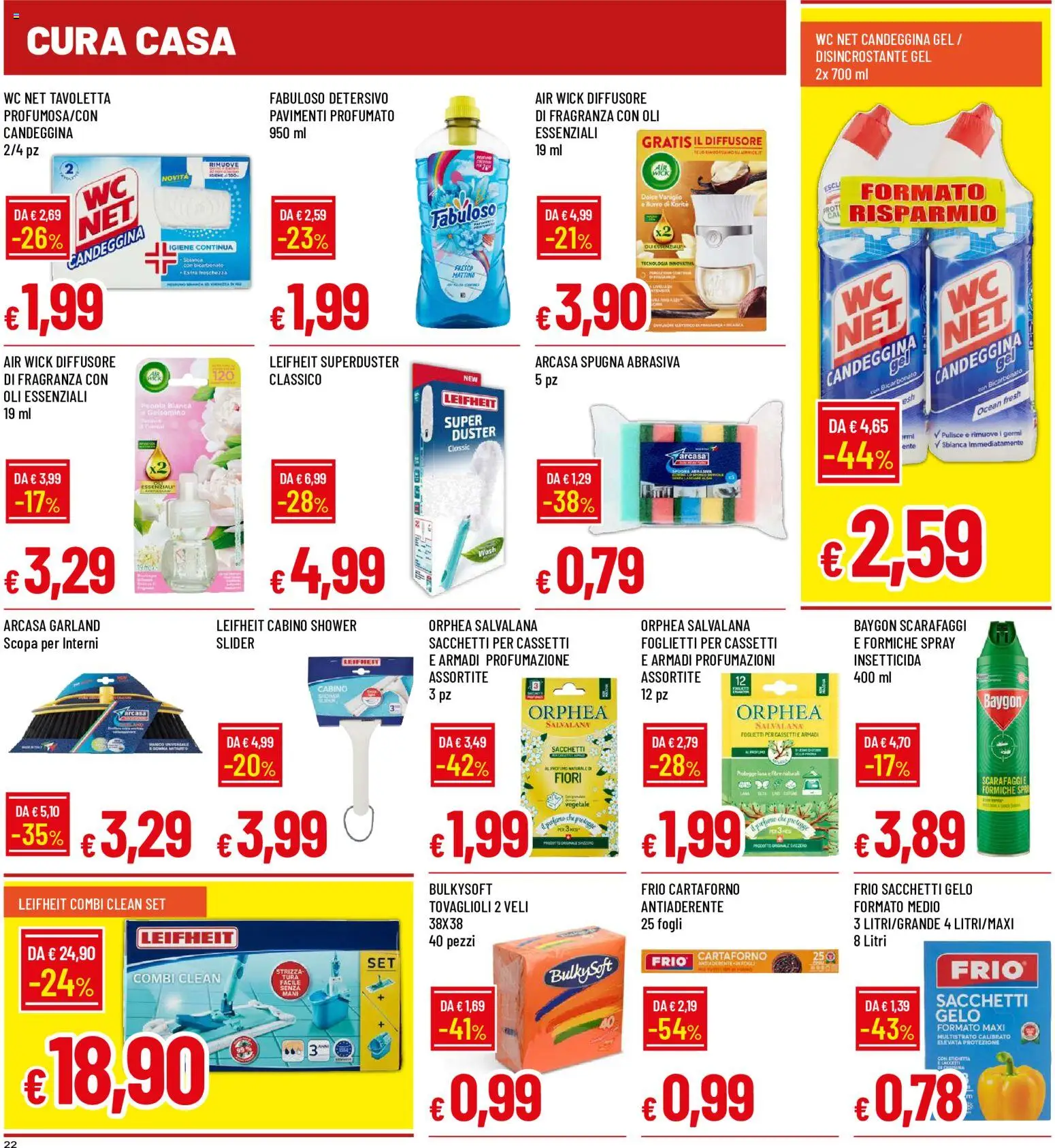Volantino Galassia del 28.05.2026 | Pagina: 22 | Prodotti: Spugna, Candeggina, Scopa, Fragranza