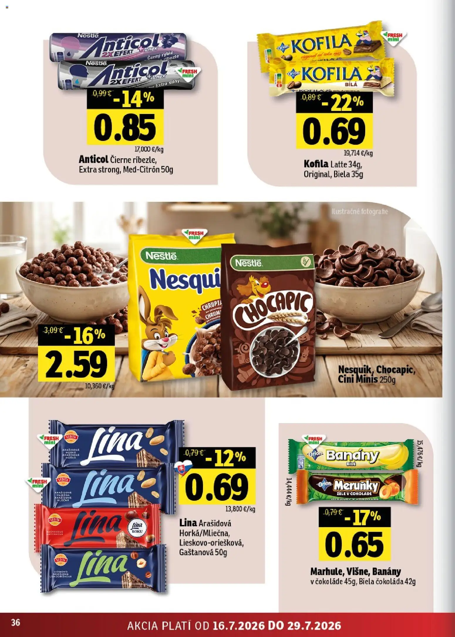 Nové Fresh akcie – leták je platný od 16.07.2026 | Strana: 36