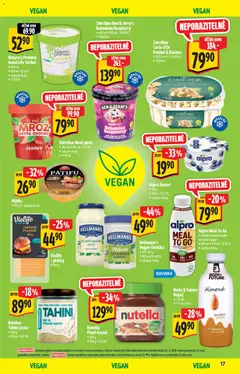 Náhled letáku Nutella Plant-based, Nutella Plant-based, • 350 g, • 100 g = 37,12 Kč od 02.09.2026 | Strana: 17