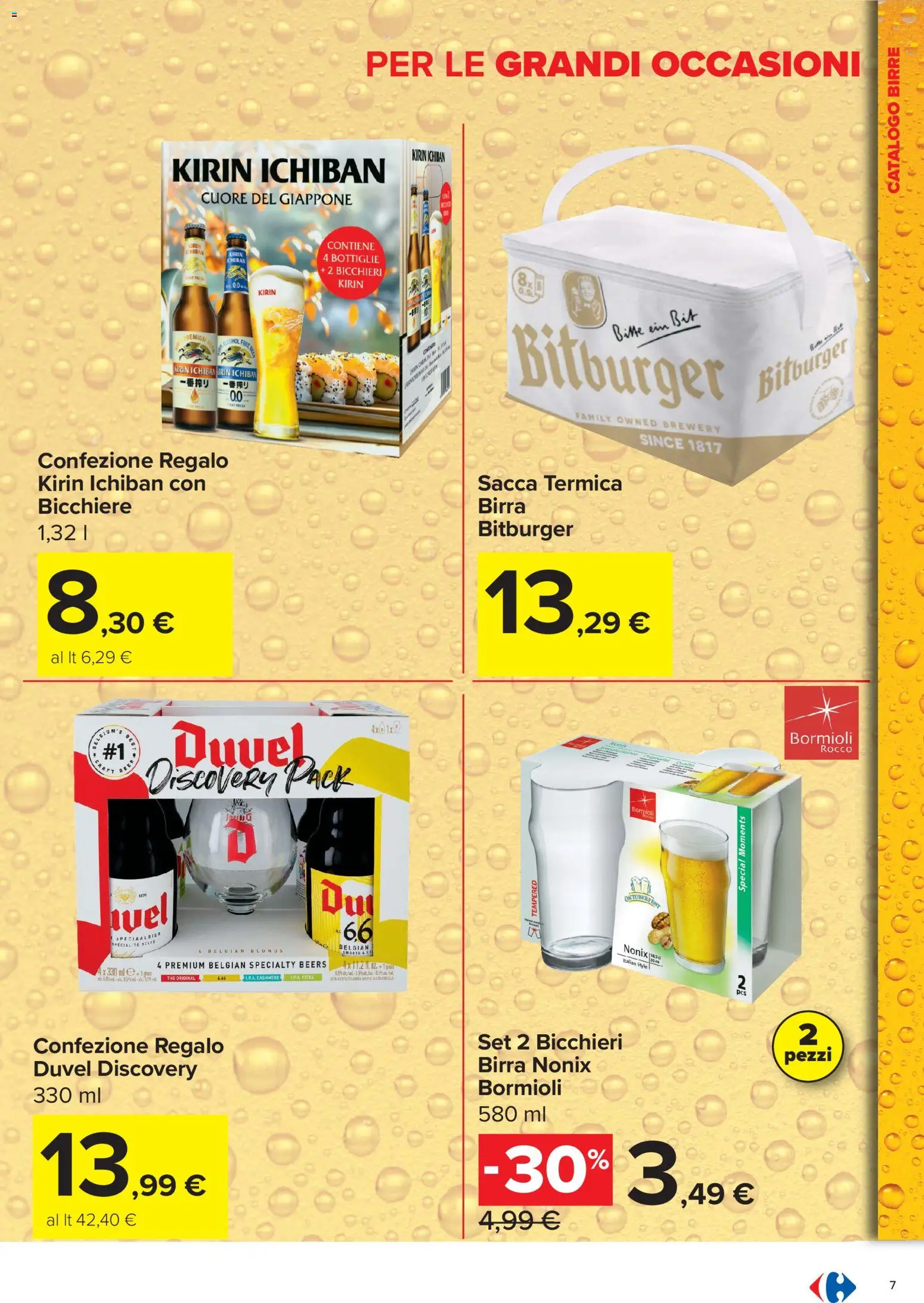 Volantino Carrefour del 03.06.2026 | Pagina: 7 | Prodotti: Birra, Tè, The