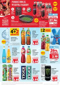 Náhled letáku Kaufland Polsko leták od 14.05.2026 | Strana: 53 | Produkty: Monster, Tiger, Ice tea, Energy drink