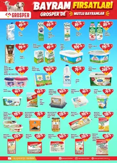 20.05.2026 tarihinden itibaren geçerli olan Grosper kataloğu önizlemesi | Sayfa: 5 | Ürünler: Kefir, Krem, Peynir, Krema