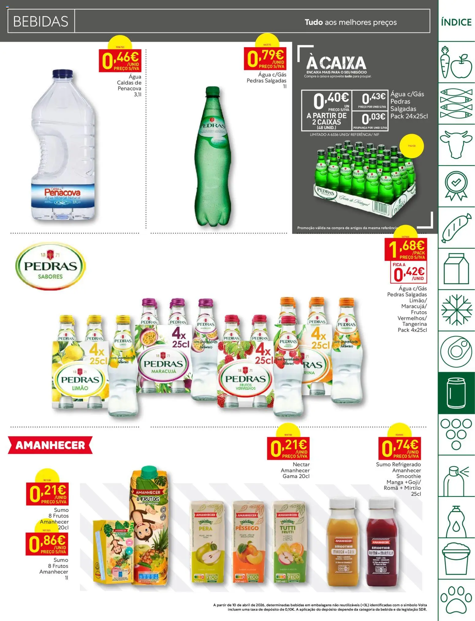 Recheio folheto │ válido de 23/06/2026 | Página: 23 | Produtos: Agua, Sumo, Água mineral, Bebida