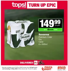 Tops at Spar specials catalogue – valid from 22.04.2026 | Page: 23 | Products: Cider