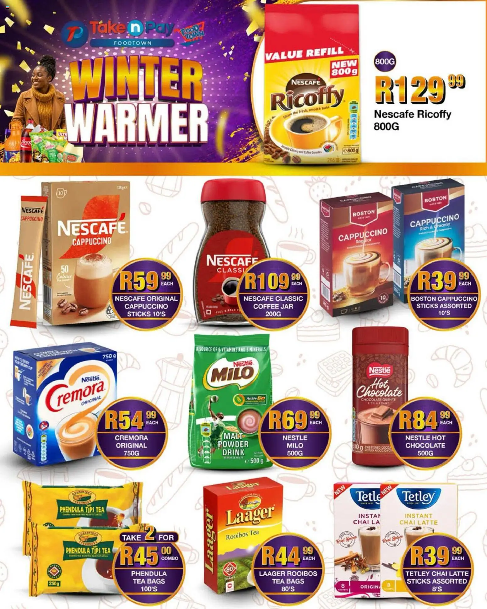 New Take n Pay catalogue – valid from 04.05.2026 | Page: 7 | Products: Vitamins, Coffee, Chocolate, Tea